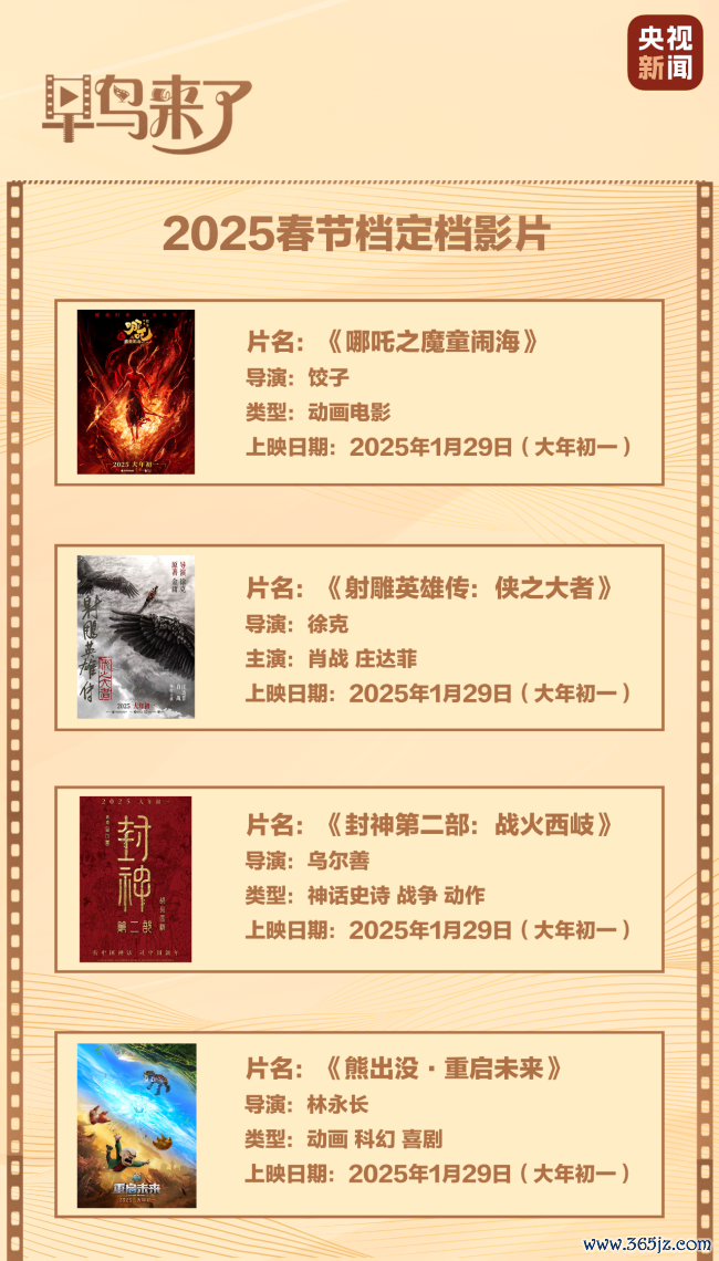 热！热！热！三大电影档佳片来袭