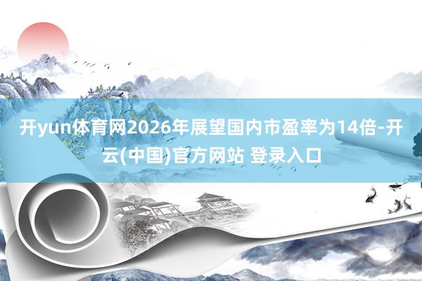 开yun体育网2026年展望国内市盈率为14倍-开云(中国)官方网站 登录入口