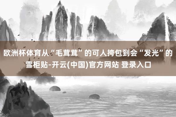 欧洲杯体育从“毛茸茸”的可人挎包到会“发光”的雪柜贴-开云(中国)官方网站 登录入口